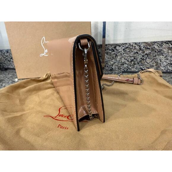 Christian Louboutin Loubi54 Blush Clutch MSRP $1400 SPB-TS 347331 - Picture 4 of 12